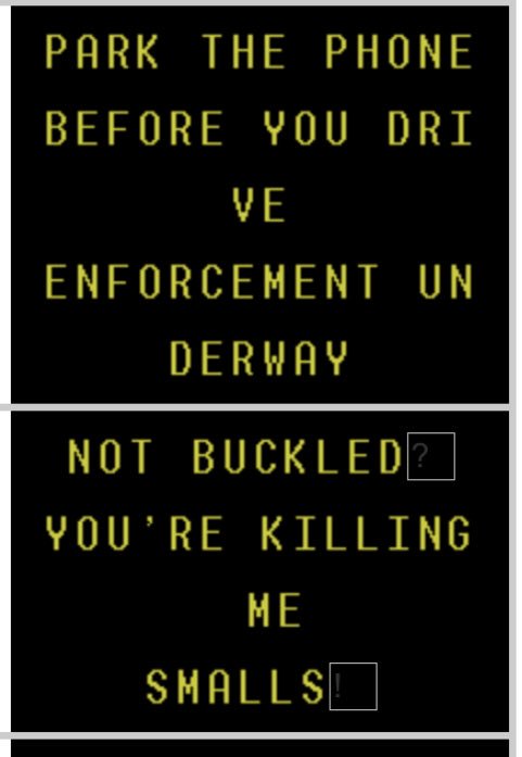 adrianetish's tweet photo. @MD_MVA @MDSHA @MDOTNews Whoever writes/approves the DMS signs is nailing it! 😂 Makes my drive on 270 better. https://t.co/WhUJ3BsLnJ