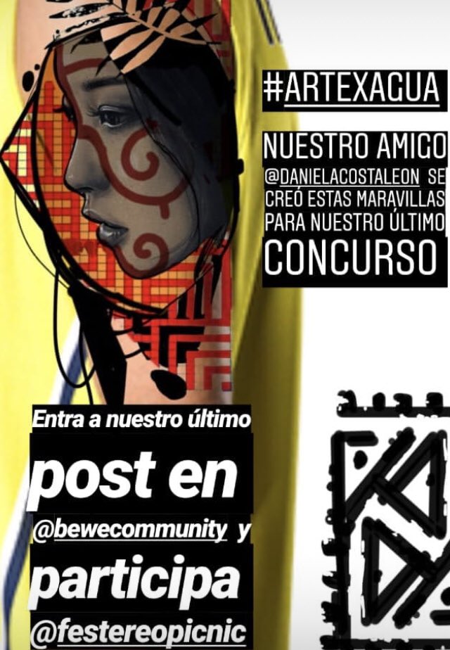 BeWeCommunity1's tweet photo. Les gustan los tatuajes? A nosotros nos encantan! Pero además nos gustan más si tienen un propósito de transformación de vidas! Síguenos! Gánate tu tatuaje y apoya el #arteporagua #JuntosTransformandoVidas https://t.co/8TXEao2Ysd