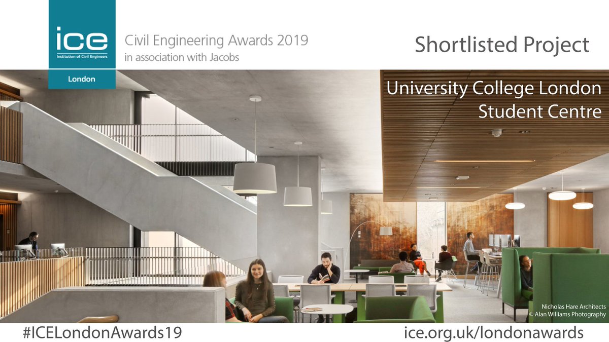 TransformingUCL's tweet photo. Guess who got shortlisted for an @ICE_London 2019 award? We did! And we couldn't be happier! So now we need your help to win...vote for us! https://t.co/5T7dcSUMEh @ucl @CurtinsConsult @NHA_llp @MaceGroup #icelondonawards19  #UCLStudentCentre #TransformingUCL #MadeAtUCL #LoveUCL https://t.co/ApNadXicew