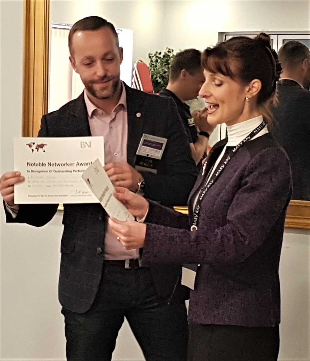 EnterpriseBNI's tweet photo. Today we recognised our Notable #Networkers for March. Dave P of @ProudBusProd  and Rich Hills of  #WestfieldInsurance  David B of @scarbutts also has been with us for 14 years!! #itworks #NETWORKMARKETING  #networking #businessgrowth @BusinessRTUK https://t.co/jccIyjxd9i