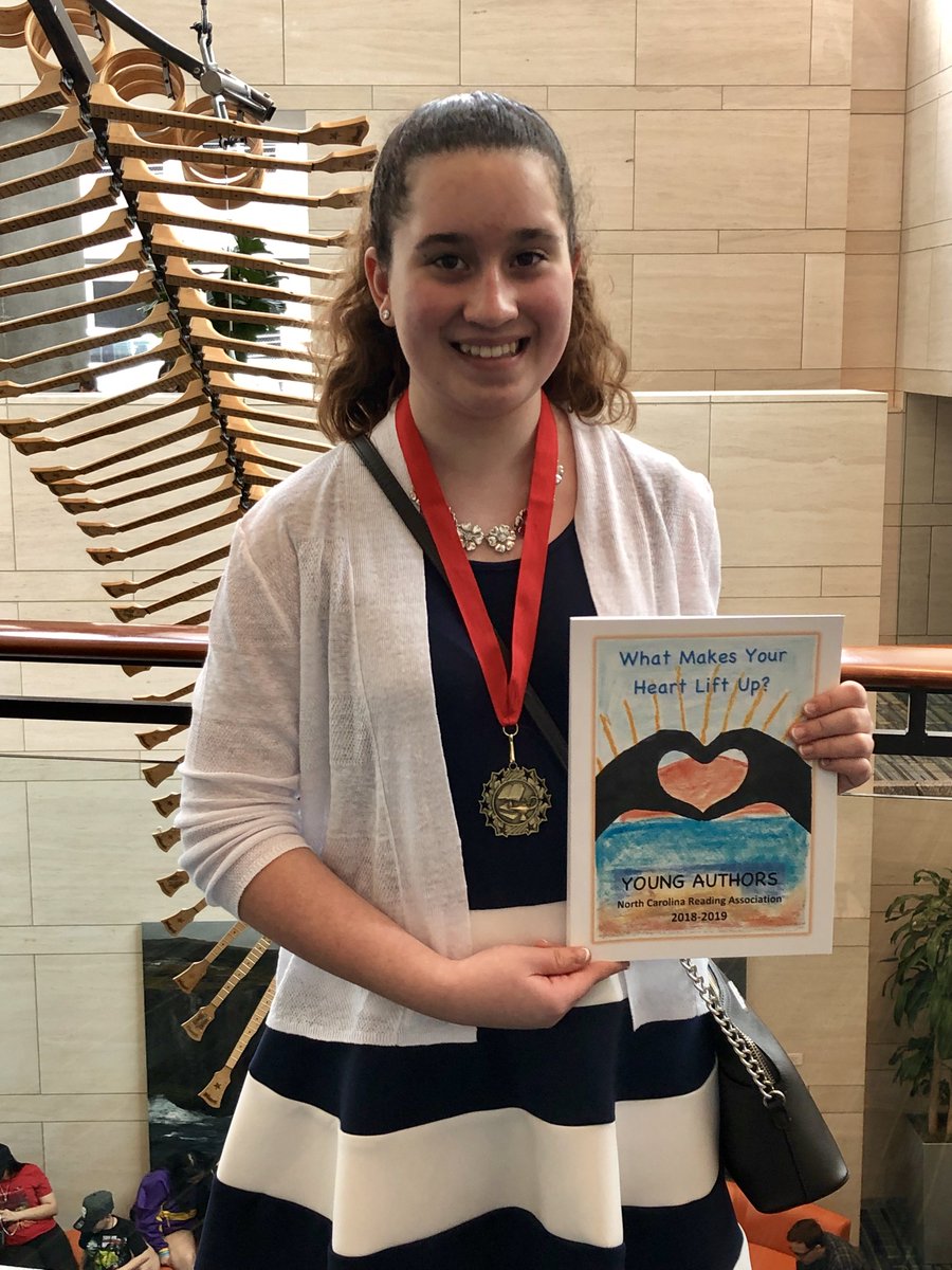 Congratulations to our State Young Authors Winner, 7th-grade student Abigail K.! We are extremely proud of her accomplishment!