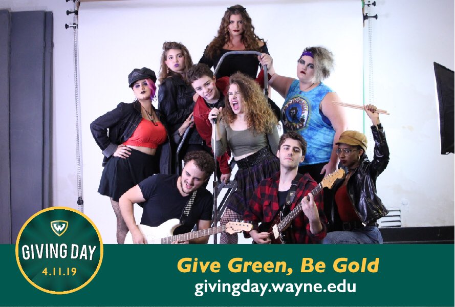 WayneStateCFPCA's tweet photo. WSU Giving Day is ONE week away! Support the college you love when you #GiveGreenBeGold #CFPCA #CreativeWarriors #WSUGivingDay #WarriorStrong ππ https://t.co/RE26MN8SDh