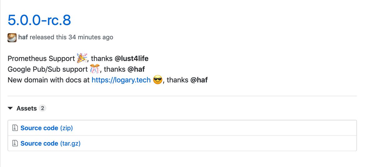 logarylib's tweet image. Logary v5-rc.8 released! New Prometheus library and a new Google PubSub target! #dotnet #prometheus #googlepubsub #gcp #GoogleCloud