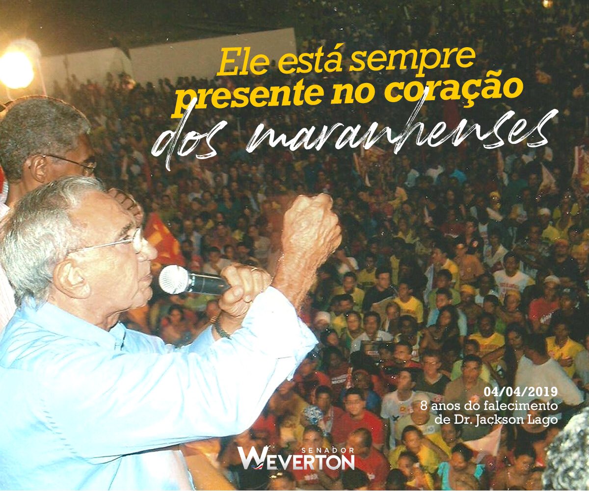 wevertonrocha's tweet photo. O #TBT de hoje é em homenagem ao grande líder Jackson Lago. Nesta quinta-feira completa-se 8 anos de seu falecimento. Mas seu legado de luta pelos maranhenses segue conosco.
#JacksonLago #PDT #Maranhão https://t.co/4SJEmJSfIP