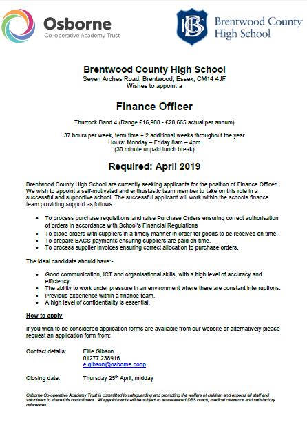 School vacancies essex School vacancies essex