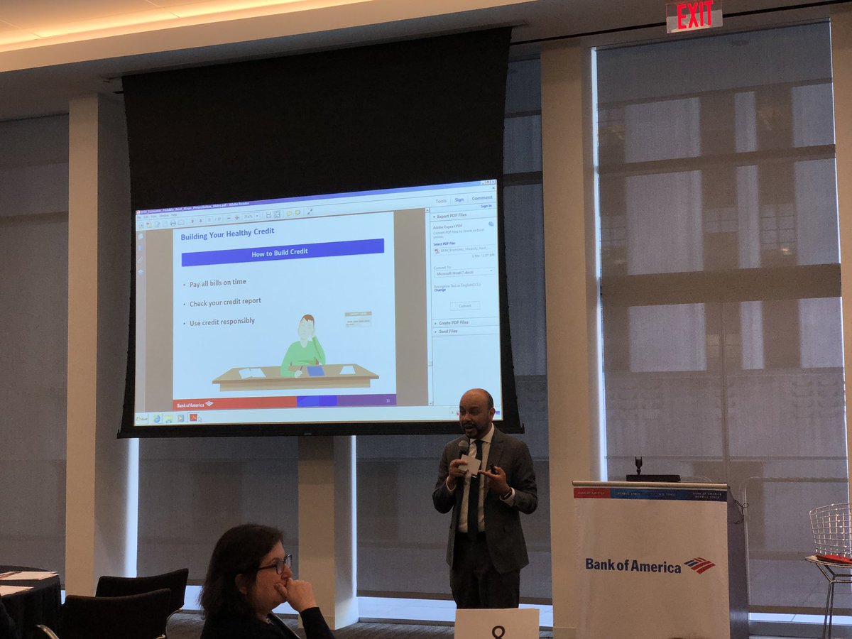 AChistolini's tweet photo. Invigorating forum on #BostonBuildsCredit, a citywide initiative supporting credit building to promote #EconomicMobility. Through the partnerships of @BankofAmerica, @OFE_Boston, @LISC_BOSTON, @UnitedWayMABay, we can pave the way for all to achieve #BetterMoneyHabits. https://t.co/AcGV79wy1E