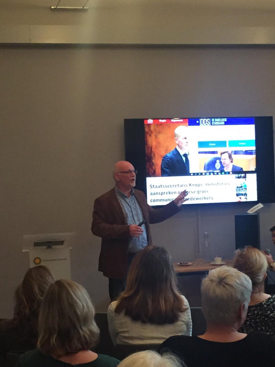 Woensdag 3 april goed bezochte kennisbijeenkomst geweest bij universiteit Utrecht en 45 communicatieprofessionals. @saskiapaulissen leerde ons zakelijk flirten