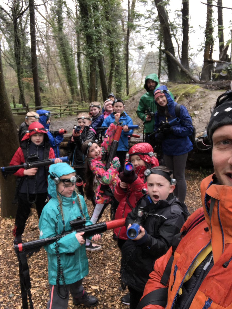Northway_PE's tweet photo. Lazer Quest for Group 22 this afternoon! Wet and miserable but still great fun. #outdoors #outdoorlearning #ONLYnorthWAY https://t.co/Jh8lfDibvT