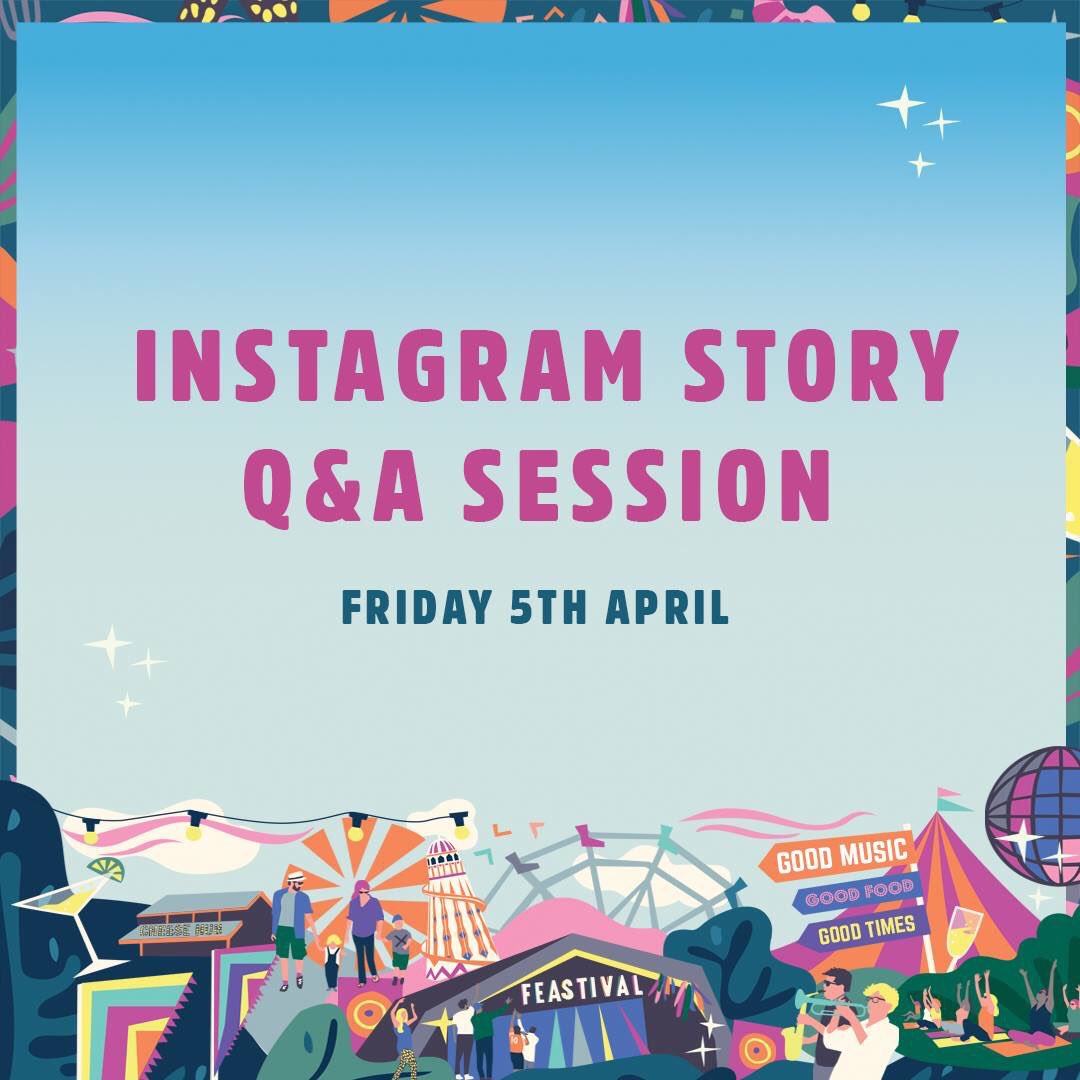 thebigfeastival's tweet photo. Any burning questions? 🔥

Tomorrow from 3pm we will be doing a Q&amp;A session, answering as many questions about this year's festival as possible! Get involved party people. 👋 #thebigfeastival https://t.co/8khe2irJBH