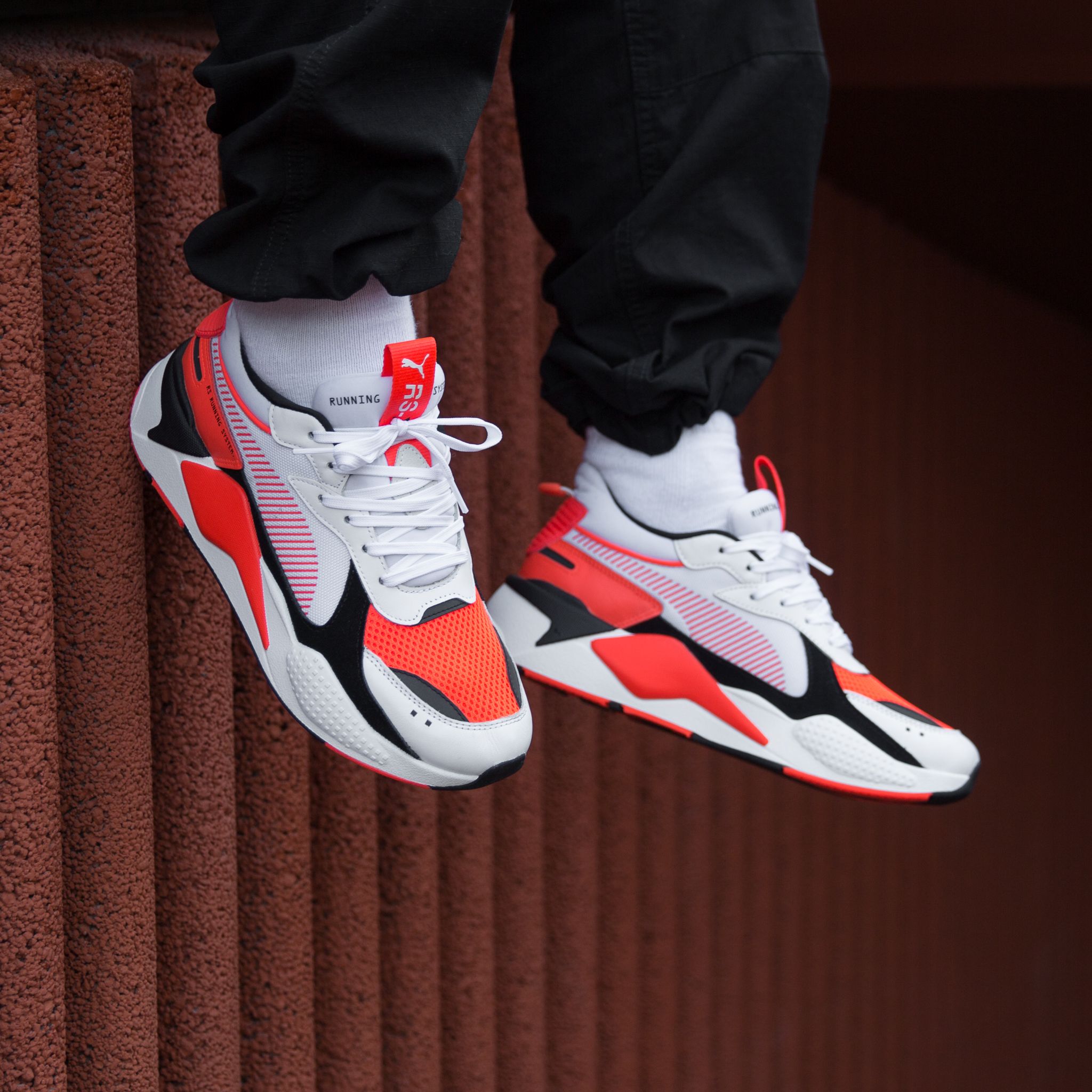 puma rs white red