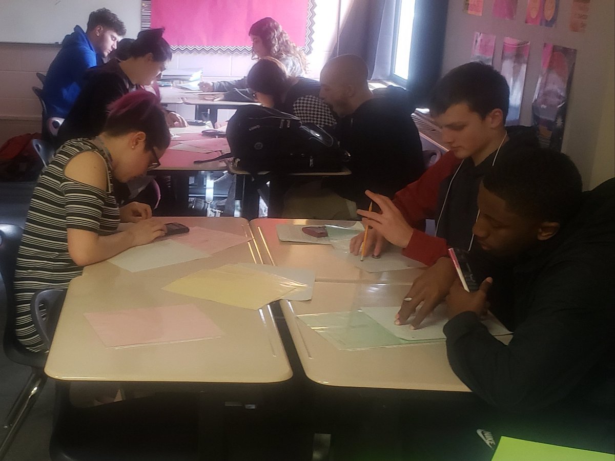 Chaerie's tweet photo. SAT math prep today. Love their focus! @swartz_creek https://t.co/bgBSZ0Stto