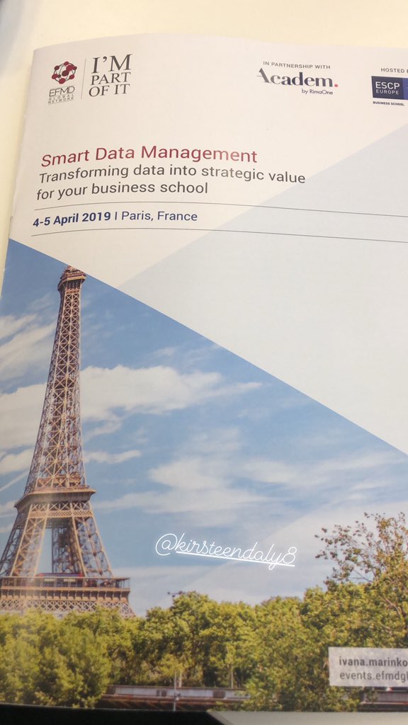 Smart Data Management Workshop in the lovely Paris 😍 <a href="/DalyKirsteen/">Kirsteen DALY</a> <a href="/UofGAsbs/">UofG ASBS uofgasbs.bsky.social</a> <a href="/EFMDNews/">EFMD News</a>