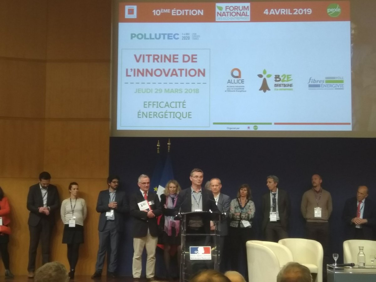 PexeFrance's tweet photo. [And the winner is] Les lauréats des vitrines de l' #innovation sont :
- déchets et économie circulaire : @iNexCircular
- efficacité énergétique : #Dominnov
- gestion durable de l'eau et des écosystèmes : @MyBeeGuard
- ENR, réseaux et stockage : #TRYON
Bravo à vous ! 🏆🏆 https://t.co/uFRwAbgDmy