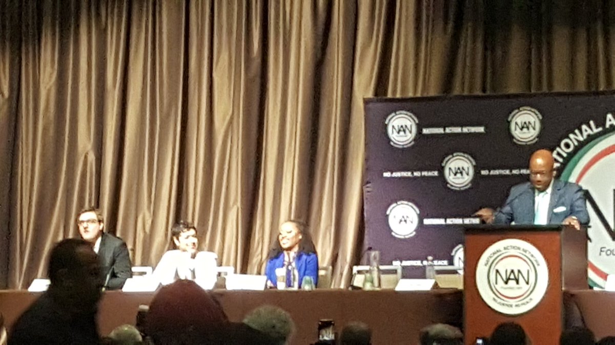 P2THP's tweet photo. Informed Opposition: Challenges For Diverse Reporting In The Age Of Trump panel are from the front lines. Voices from the community. #NANConv2019 #honestconversations https://t.co/aD6xiuluZS