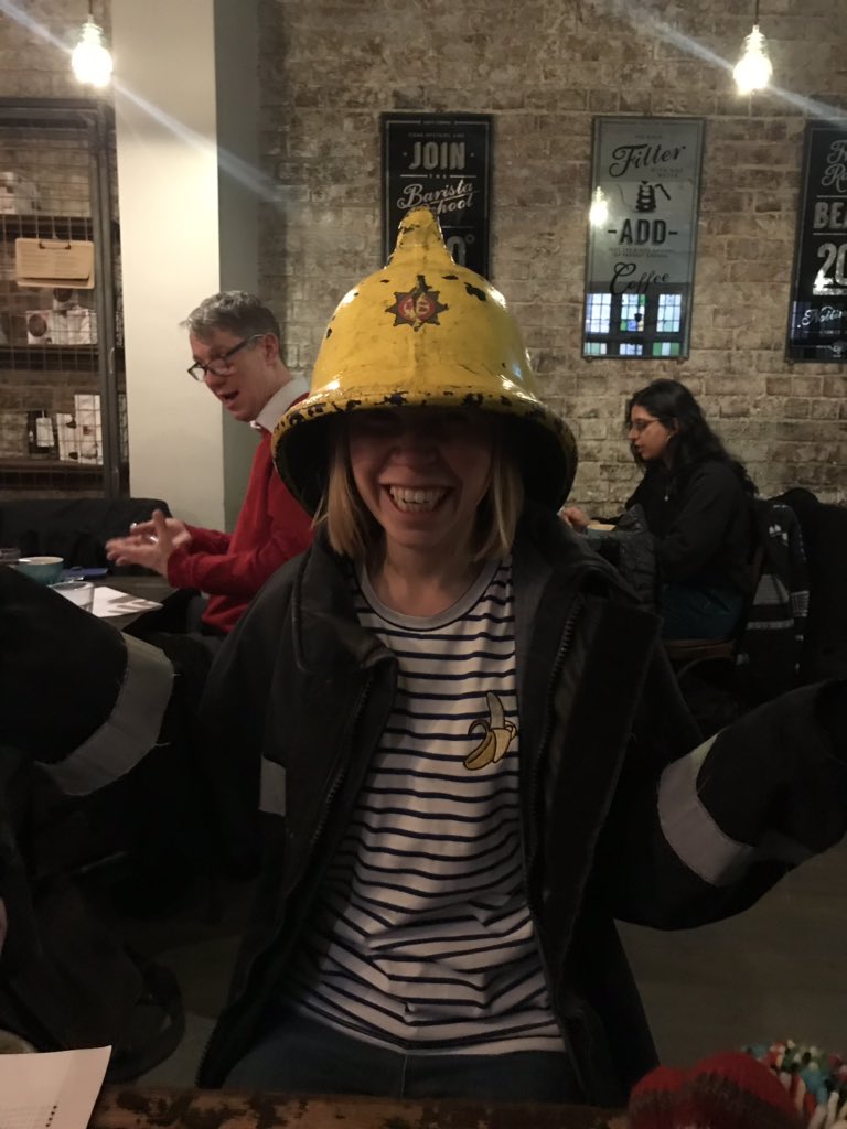 jamesclayuk's tweet photo. Firefighter Cat #GrowFunDay https://t.co/bGFGLsKOeL