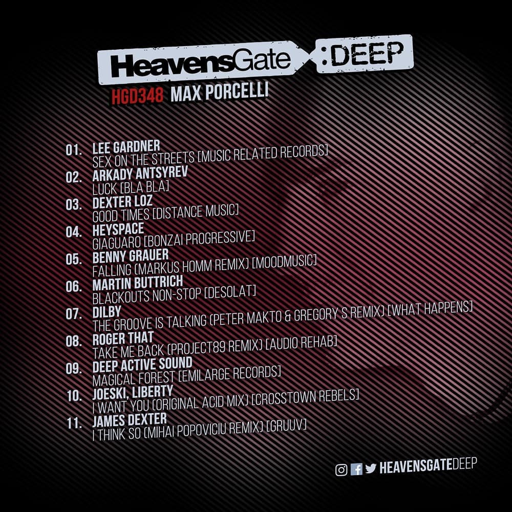 HeavensGateDeep's tweet image. Here is what ours DJs had played in the last HGD episode...
Available on the official HGD @iTunes &amp;amp; @Spotify Podcast... With Neil Moore and Max Porcelli
Stay with us for two hours of dark vibes!... #house #techno #techhouse #deep #lovers #HGD