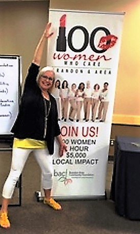 <a href="/100WomenBdn/">100WomenBrandon</a> #JOINUS 1st meeting April 9th at <a href="/greenspotbdn/">The Green Spot</a> 7pm 
To register bacf.ca/100-women-who-…