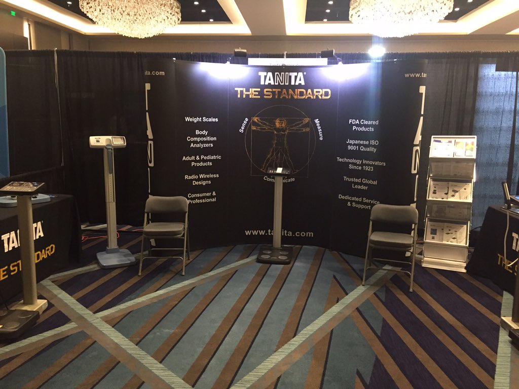 TanitaCorp's tweet photo. We are all set up here at the #omasocial don’t forget to stop by booth #414 for your free body composition analysis! #obesitymedicine2019 #obesity #tanita #healthylifestyle #bodycomposition #fightingobesity #getfit #fitness # @ Houston, Texas https://t.co/vVXoJeCNJD