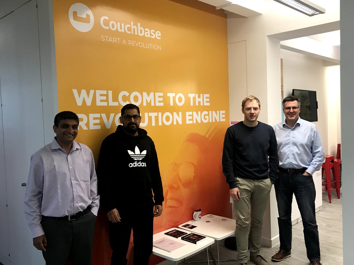 javapsyche's tweet photo. Awesome folks from @WhitespaceEC1, @neXenio and @MOLO17srl attending the @Couchbase's CD210 - #NoSQL #DataModeling, Querying and Tuning Using @N1QL course in #London

#Couchbase
#NoSQL
#EngagementDatabase
#WorldsFastestAndFinestNoSQLDatabase
#N1QL https://t.co/FSPkrIzRuv