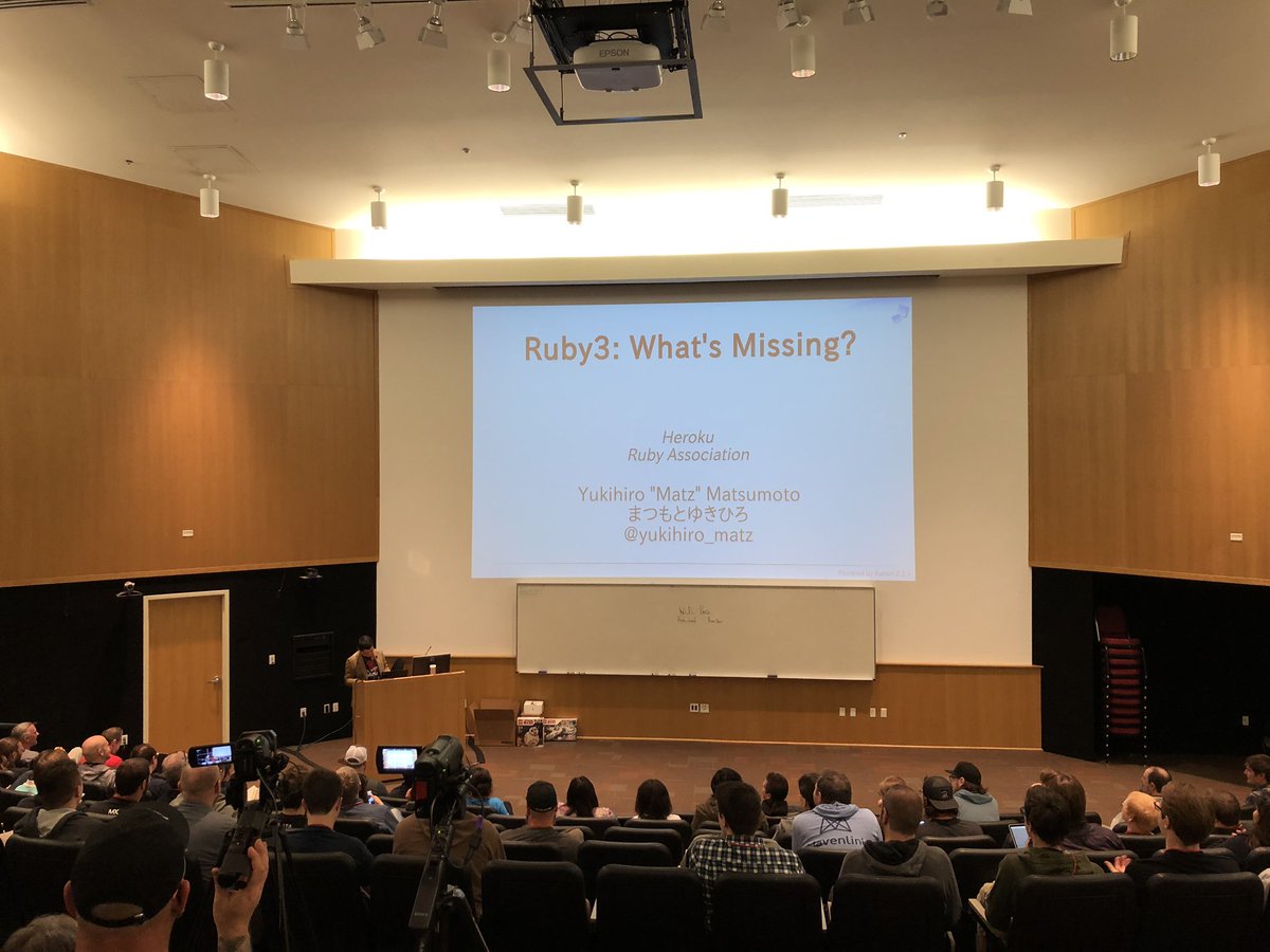 PhatKiwi1's tweet image. I’m with Matz #rubyhack #ruby
