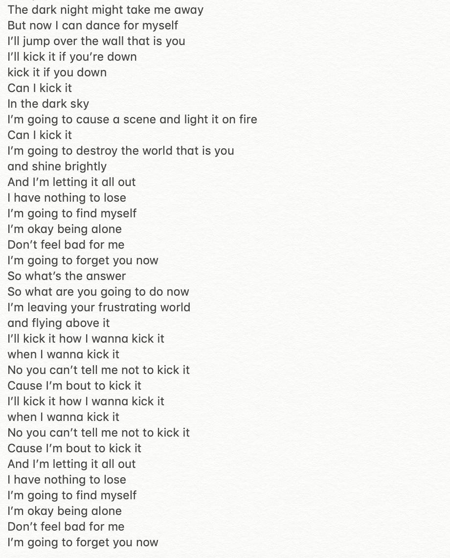 Kristine Kwak On Twitter Blackpink Kick It Lyrics ë¸