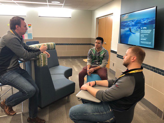 SLPPathways's tweet photo. Last wk, @krausanderson did an intro to construction industry. Today, K-A came back w/ Wellington Construction, NAC-HVAC &amp; Metropolitan Mechanical Contractors for 1:1 &amp; small grp convos w/ kids into welding, plumbing, HVAC, constr. mgmt, IT. So many routes &amp; options! Thank you! https://t.co/TfKjecjidc