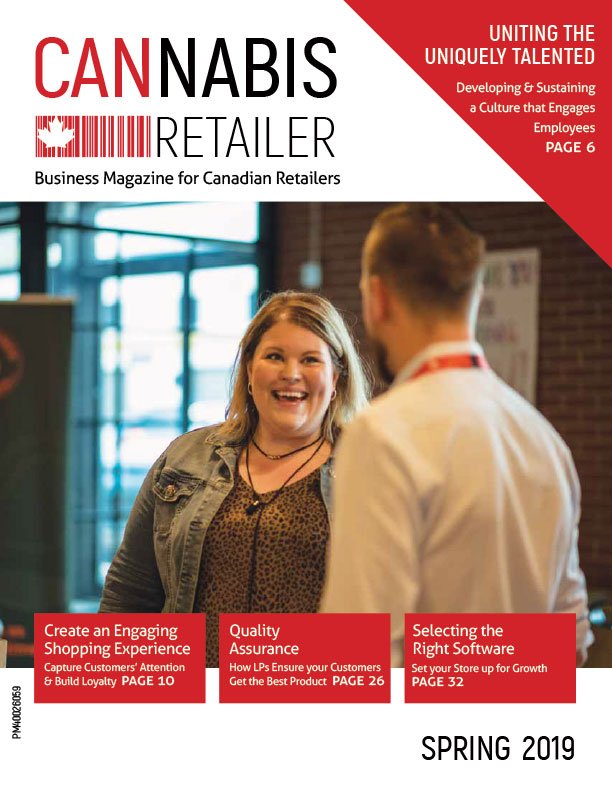 LRetailer's tweet image. Read the Spring issue of #Cannabis Retailer featuring Creating an Engaging Shopping Experience, Selecting the right #software, Developing a Company Culture, and Quality Assurance. CannabisRetailer.ca @Cannabisretail