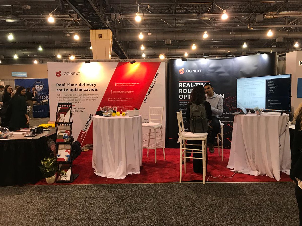 LogiNext's tweet photo. Lights, sights, and sounds! That's how we hold the base at Home Delivery World 2019! @LogiNext #Booth640... Just follow the buzz, it would lead you straight to us, the gold-standard in live logistics planning in the world.
#Event #HDW2019 #Logistics #Technology #Retail #Ecommerce https://t.co/bdcuRKzkG7