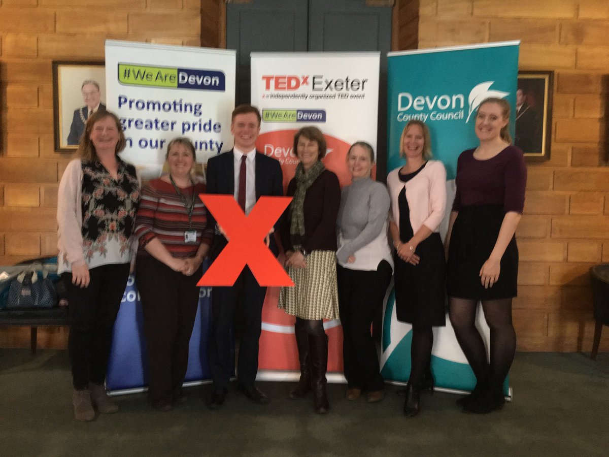 DevonCC's tweet photo. The team are setting up ready for tomorrow's @TEDxExeter livestream event at County Hall! #TEDxExeter #WeAreDevon https://t.co/xhvttJir6E