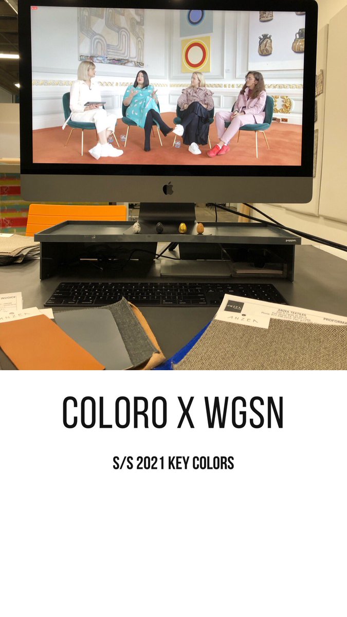 Anzea_Textiles's tweet image. Super excited about the Key Colors for S/S 2021. Glued to the screen for this live steam 😍 #keycolors2021 #coloro #wgsn