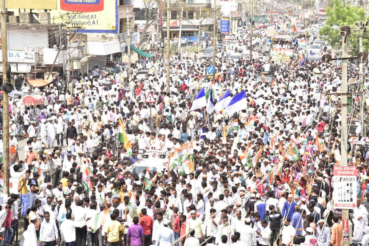 Overwhelmed by the love &amp; affection of the people of Kalaburagi. Most fortunate to have been serving the people of Karnataka. Thank you all for the great support during today’s nomination rally.