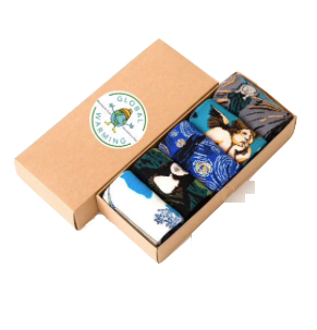 GlobalWarmingVE's tweet photo. Sock Highlight: Paintings Sock Box
- Perfect sock box for art lovers!
- 5 famous paintings as socks this can add more personality to an outfit!
- Priced at $75.00 for 5 pairs of dress socks!
- To buy, go to our website, click on shop, and then click on sock boxes. https://t.co/aiaw44QF7P