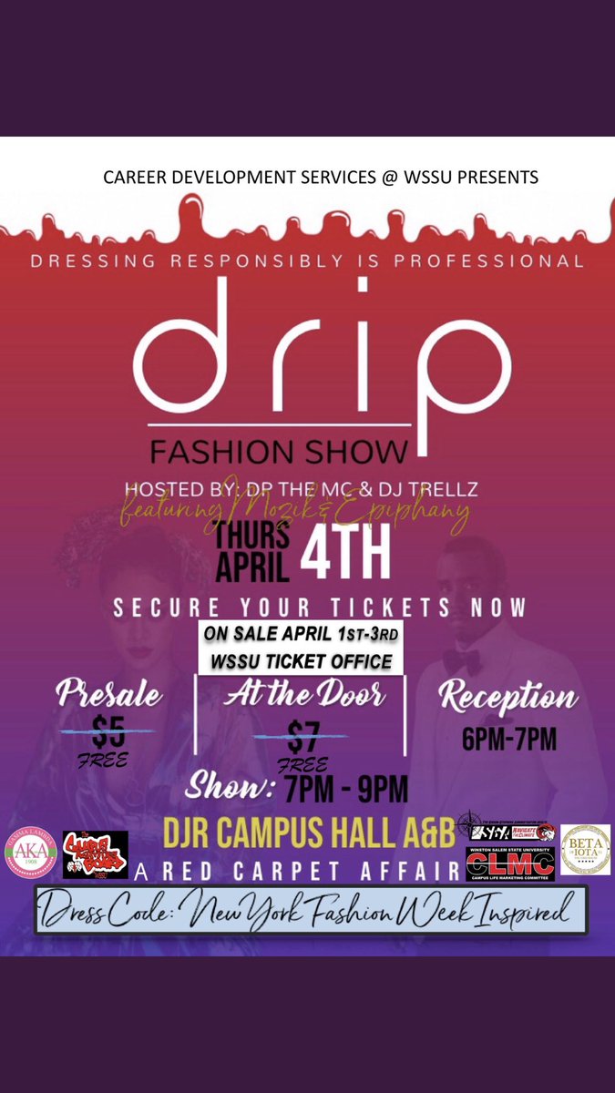 MozikTroupe's tweet photo. #WSSU FREE EVENT TONIGHT 🔥 https://t.co/czqXb5kqPL