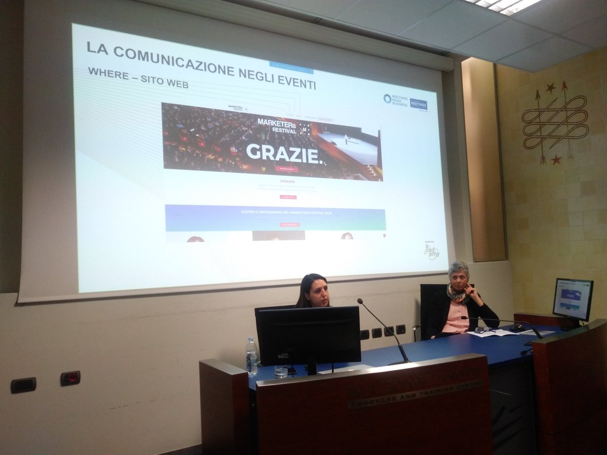 #GMID19 la nostra speaker <a href="/OlgaBaratto/">Olga Baratto</a> ci racconta la comunicazione negli eventi..come farla al meglio?
#concretiecompetitivi #formazione #eventprofs 
<a href="/TecnoConference/">TecnoConference</a> #TechnologyPartner