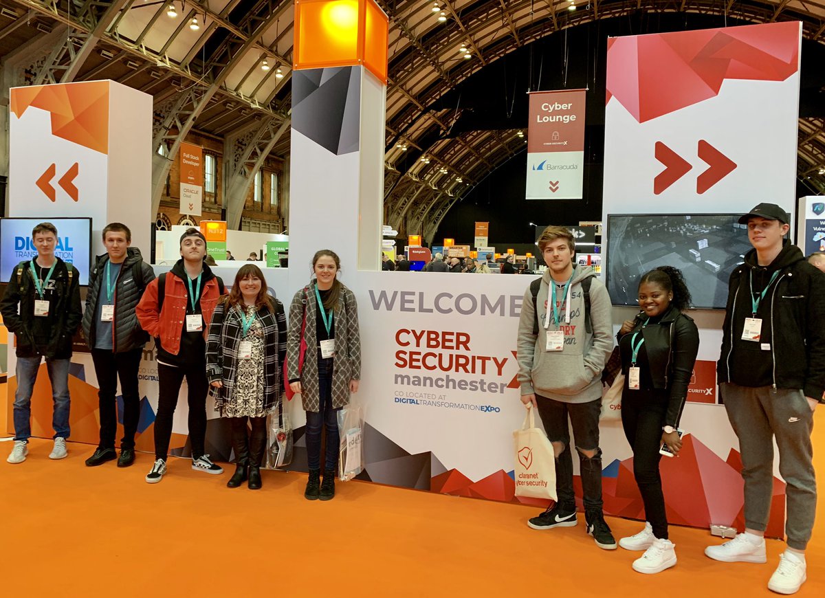 SC_Computing's tweet image. Great time at the @IPEXPO in Manchester with some of our @SC_Computing @sunderlandcol HND Computing students. Interesting watching the live hack demos and talks #CYBERUK19 #cybersecurity. Thanks to @ParkExecutive for transporting us, your driver Neil is a credit to you.