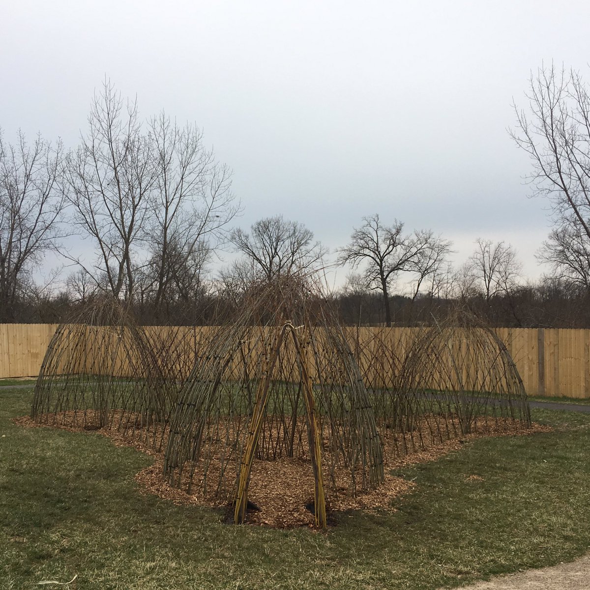 AHAChildren's tweet photo. Our new living willow play structure is almost finished! #natureplayscapes #basketfarmer #willow #ahachildrensmuseum #childrensmuseum #visitfairfieldcounty https://t.co/S9DWsbKfTb
