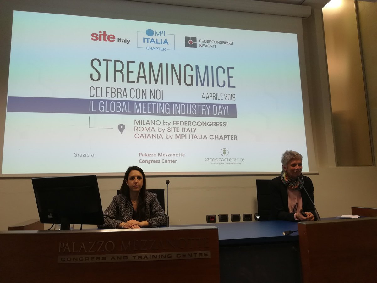 How to effectively build a digital communication strategy for events : <a href="/OlgaBaratto/">Olga Baratto</a> at <a href="/Federcongressi/">Federcongressi&eventi</a> educational event part of the #GMID19 celebrations. A group of <a href="/AIMGroupInt/">AIM Group Int</a> staff is attending eager for new ideas! #EventProfs