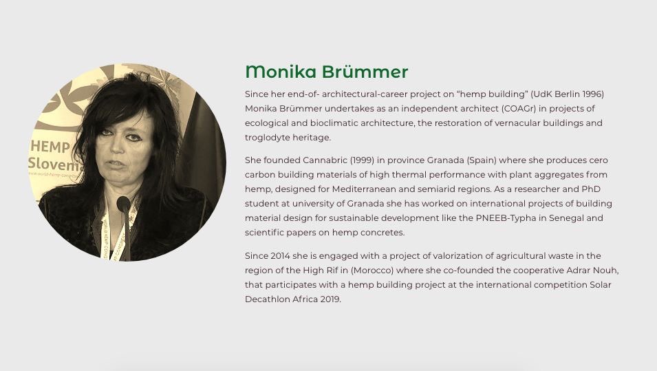 HempHbd's tweet photo. 🇬🇧
Monika Brümmer , Founder of Cannabric and co-founder of the cooperative Adrar Nouh wil be one of our speakers at @HempHbd on April 26th

More information:
➡️ https://t.co/JURAvyd1bE
#HBD2019 https://t.co/SEAFFphScb