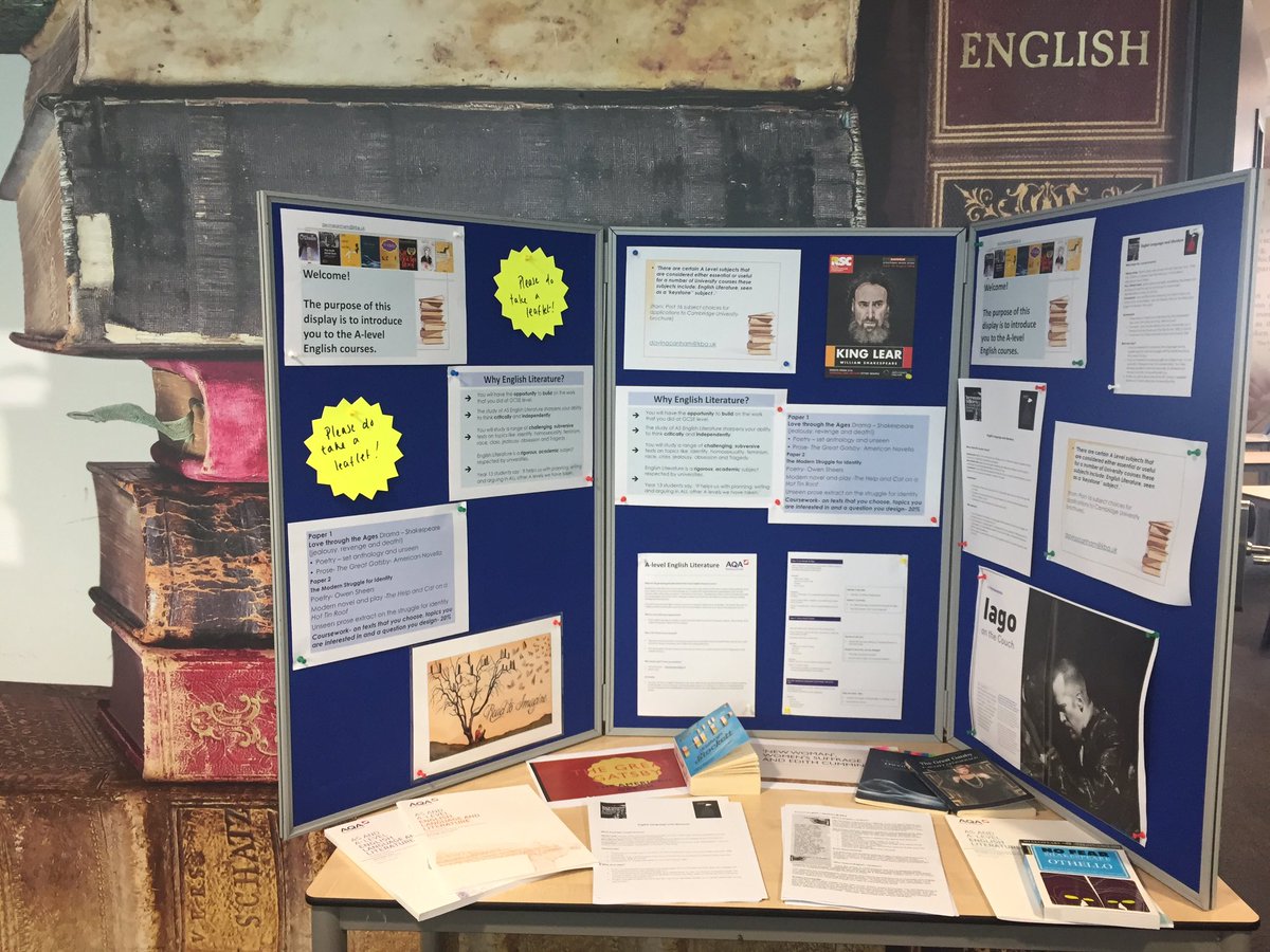 <a href="/KBuccleuchA/">KBA</a> Year 10, have a look at our English A level options! 🤓😍<a href="/KBAEnglish/">KBA English</a>