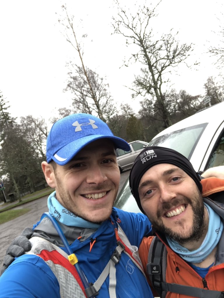 simonch1103's tweet photo. Manventure leg one - 23km, very hilly, very snowy, very windy. 4-1/2 hours on our feet. Didn’t realise that for a lot of our route, there’s no path! So it was just wading through snow filled heather. Vid to follow... #manventure #ukrunchat https://t.co/U2kw0OnfZL