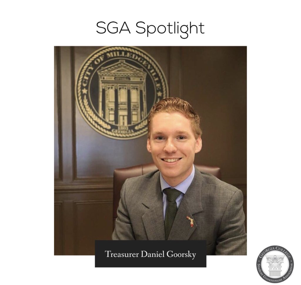 SGA Spotlight🌟🏛
-
Meet senior Business Management major &amp; SGA Treasurer Daniel Goorsky! “As Treasurer, I have had the honor of serving on the Fees Committee, The Academic Technology Advisory Committee, and the Student Travel Fund Committee.” instagram.com/p/Bv1qJZMBrWQ/…