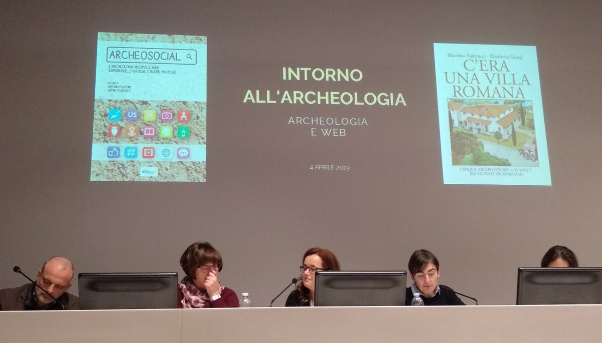 <a href="/MandaranoN/">Nicolette Mandarano</a> presenta #Archeosocial: è l'occasione per parlare di professioni, di comunicazione digitale ad ampio raggio, di problematiche connesse ai danni che una cattiva comunicazione può fare
#IntornoallArcheologia