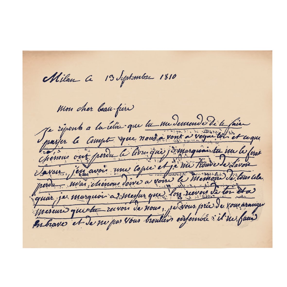 #TBT to where it all began....  This letter was sent to Louis Felix Lamy in 1810 proving our presence in the eyewear industry more than 200 years ago.  
.
.
.
#lamyamericaeyewear #heritage #over200years #optical #eyelovehistory
