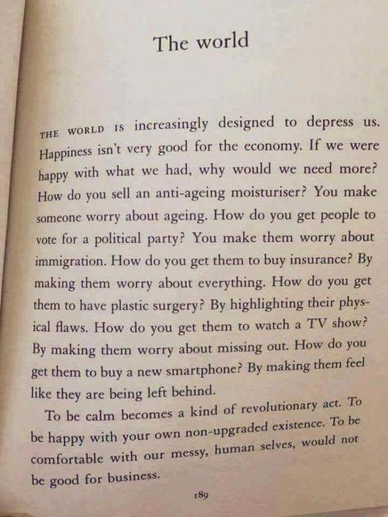 MidLeicsLiz's tweet image. I was listening to @makesmilk and thinking of this. It’s a book called ‘Reasons to stay alive’ by Matt Haig.
How to sell formula? Make women doubt their bodies.
. 
Supporting breastfeeding is a revolutionary act!
.
#ItsNormal Infant Feeding Conference 2019
