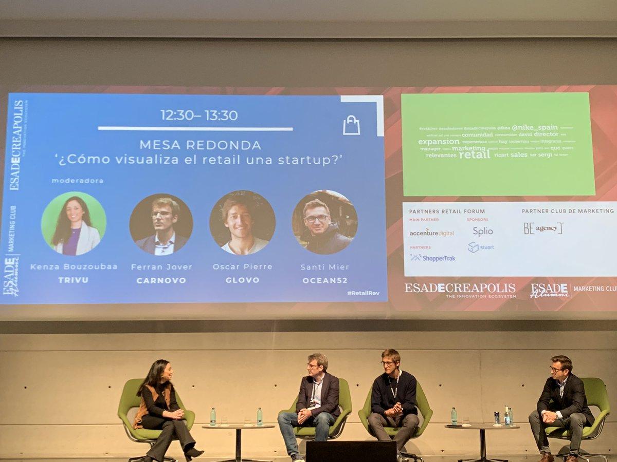 wearetrivu's tweet photo. Nos ha flipado la mesa redonda que @Kenz_Bzb ha moderado sobre 'cómo visualiza el retail una startup'
En ella hemos contado con gente muy top💥
@oscarpierremi - @Glovo_ES cofounder, @ferran_jover - @carnovo CEO y @santimier - @_ocean52 founder🙌
Gracias @esadecreapolis #RetailRev https://t.co/sSgsJ4kjKh