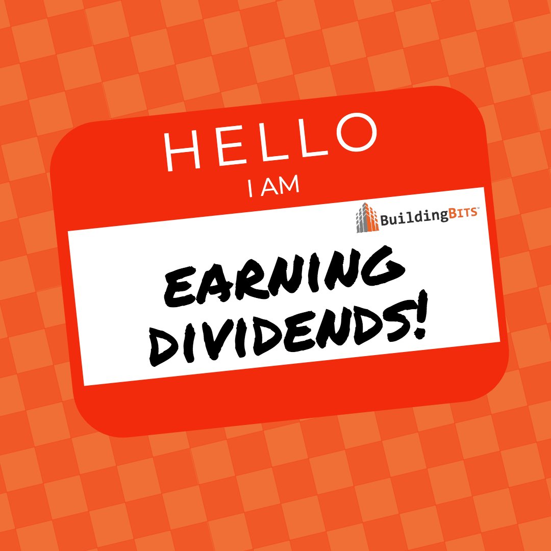 You could be earning dividends too! Join the BuildingBITs community, select YOUR building, and invest! Start here: loom.ly/n1_r9BY