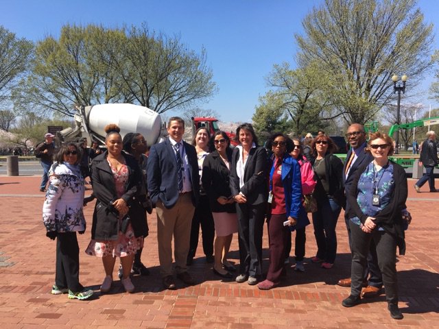 EMAssistantSec's tweet photo. Yesterday was a perfect day to get out with EM staff for a refreshing walk to D.C.’s Tidal Basin to see the cherry blossoms, just steps away from DOE headquarters! https://t.co/9FCW0gHsqx