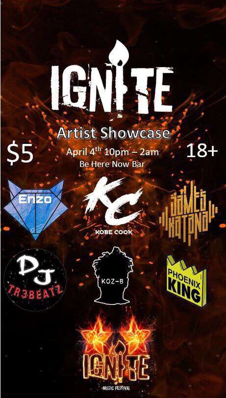 james_katona's tweet photo. With @IgniteMuncie tomorrow we are getting things started early at Be Here Now for the ignite artist showcase. Come support some awesome artists/DJ’s! I’ll be on around midnight with some sneak peaks of tomorrow👀🤩 https://t.co/jQExHsfTim