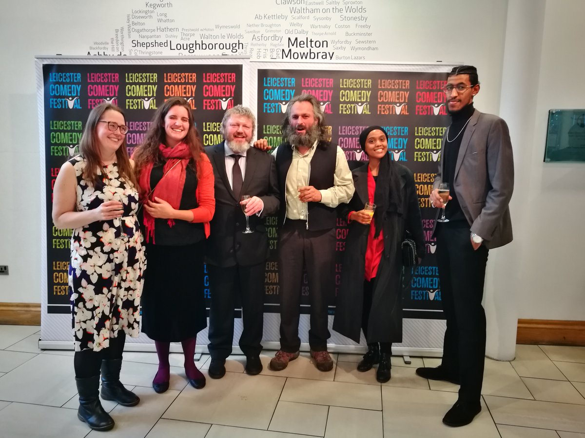 Re_FIESTA's tweet photo. Congratulations to @FirebugBar for receiving the award for the Greenest Venue in this year's @LeicsComedyFest ! They've done it again! Thank you to @uniofleicester for so much support in assessing the award entries! https://t.co/lkbfMybBRd