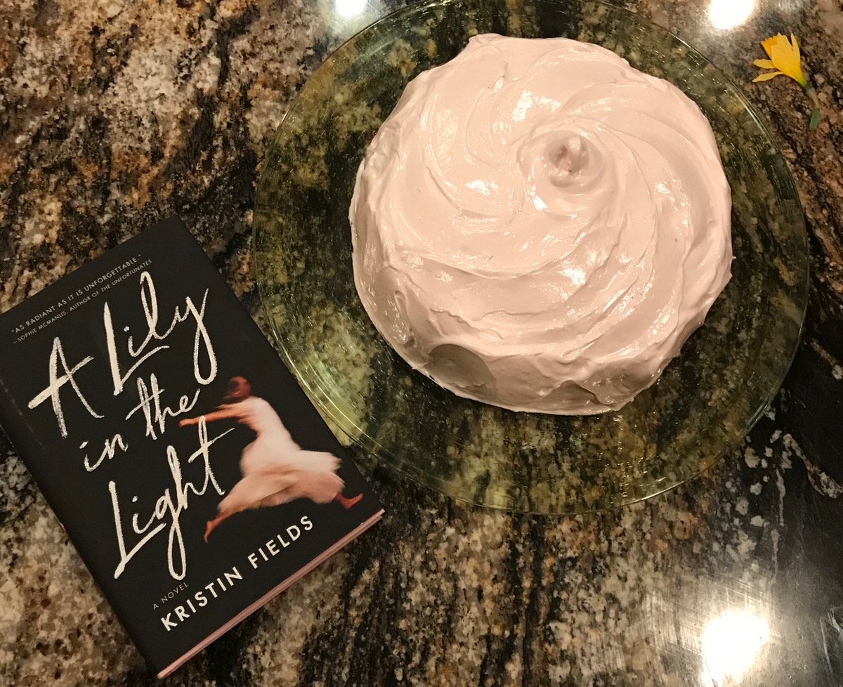 bookclubcookboo's tweet photo. #ALilyintheLight by @writingkristin, a harrowing debut novel of a tragic disappearance & one sister’s journey through the trauma that shaped her life. Author #Bookclub #cake #recipe https://t.co/2wlvpJs8fU #BookClubDaily #giveaway @amazonpub: https://t.co/YEATFbKuAg @LUAuthors https://t.co/0RApNldHHe